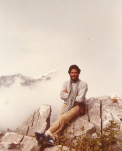At Eagle's Nest in Leysin, Switzerland, where I lived for a year